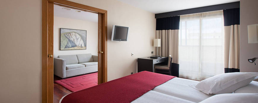 habitación doble hotel nh ciudad de valencia