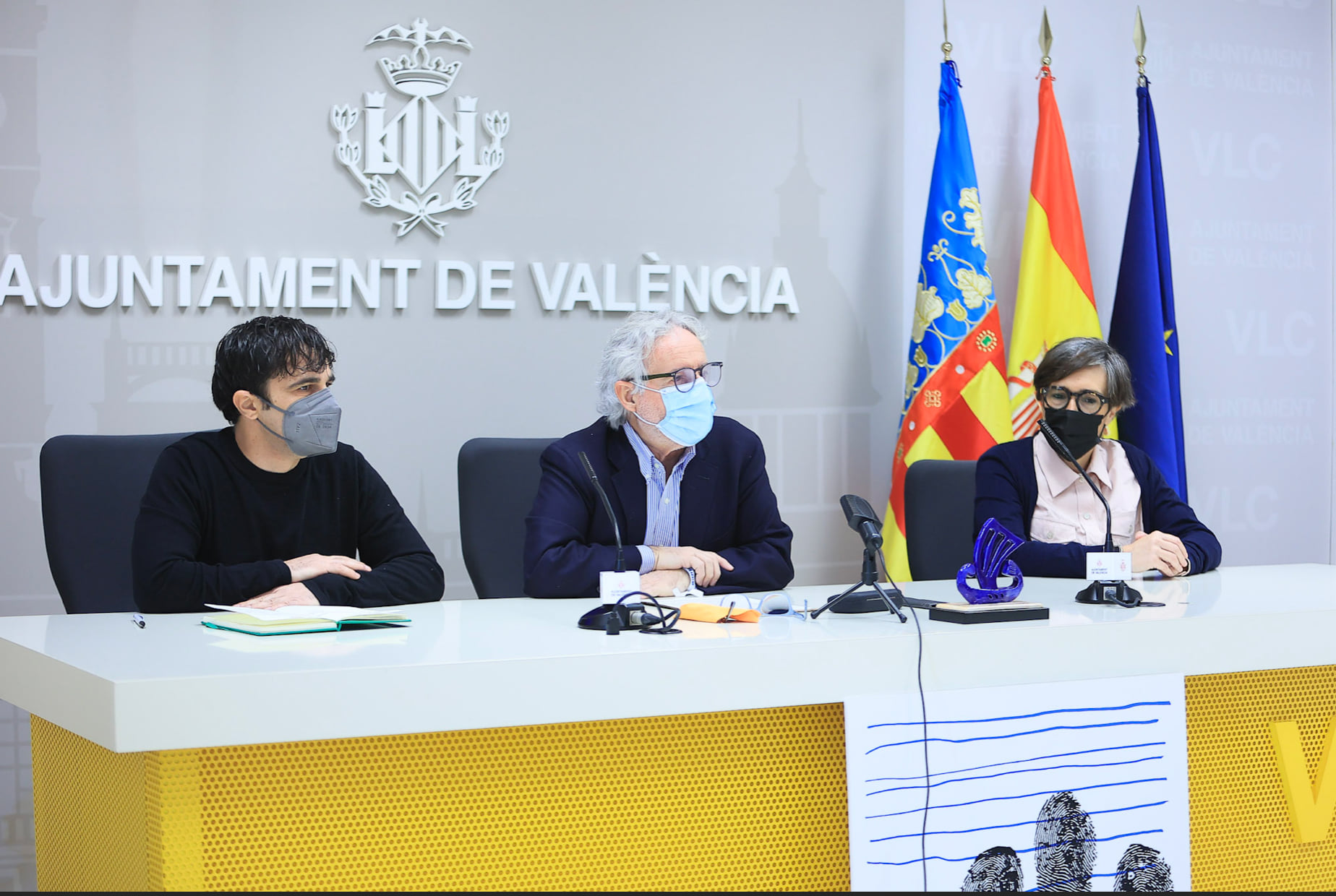 Presentando el festival en el ayuntamiento