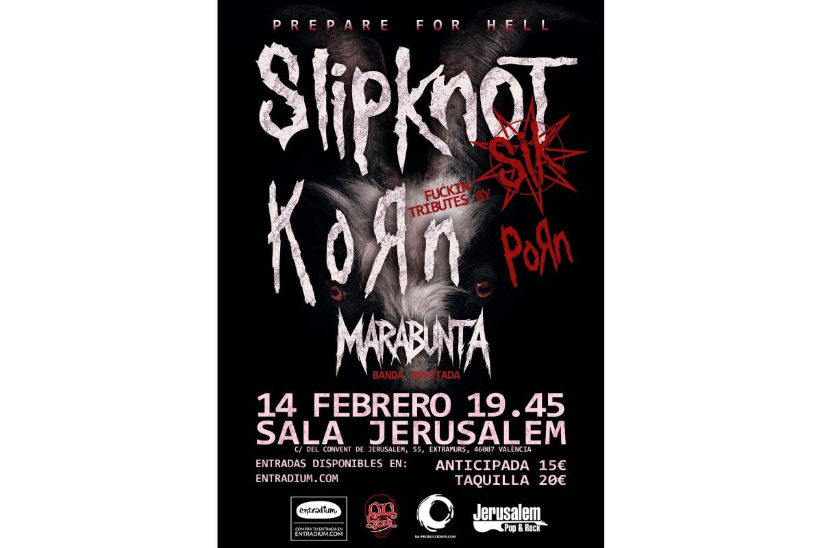 Concierto Slipknot y Korn en València