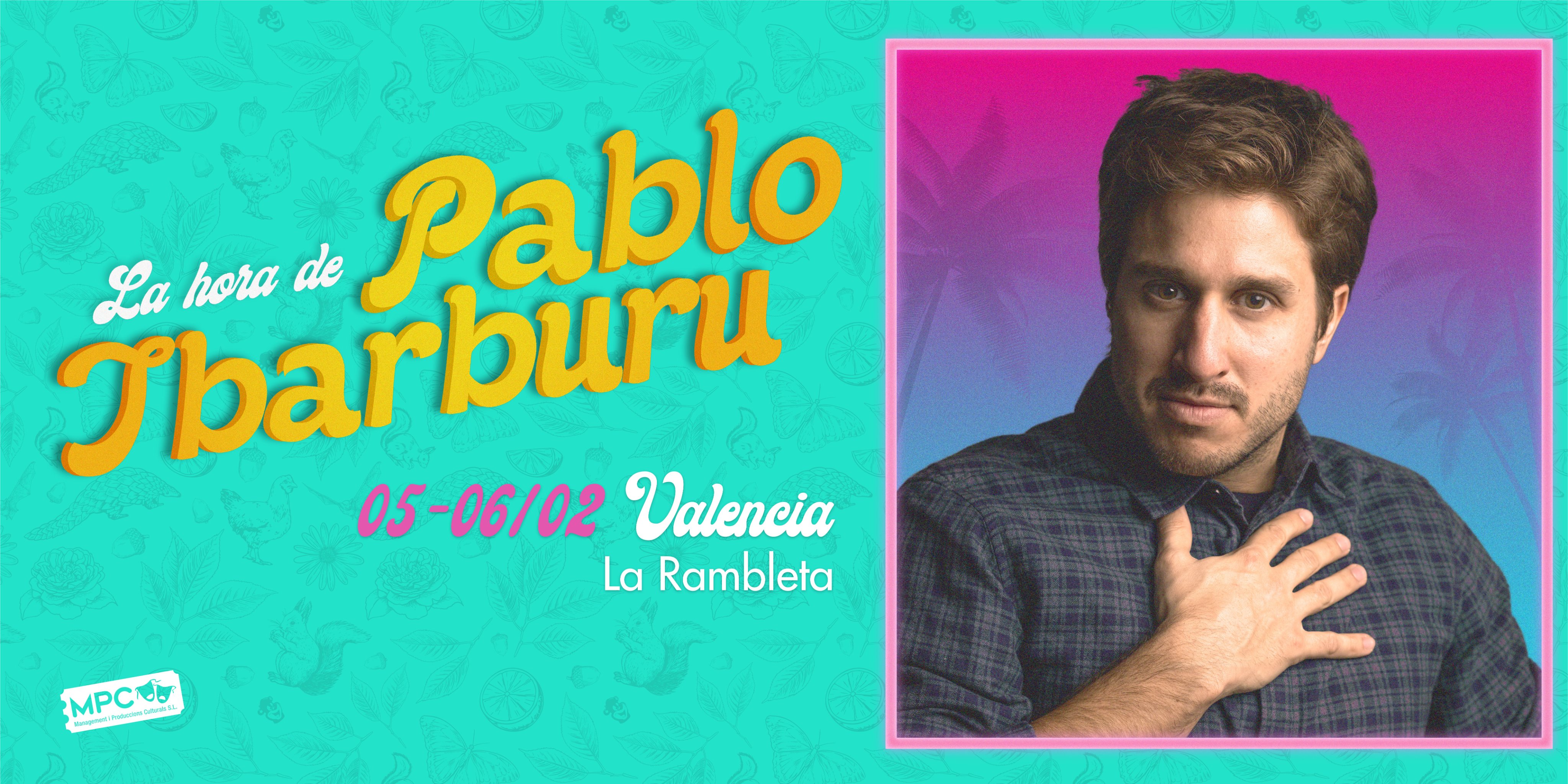 El humorista Pablo Ibarburu en La Rambleta