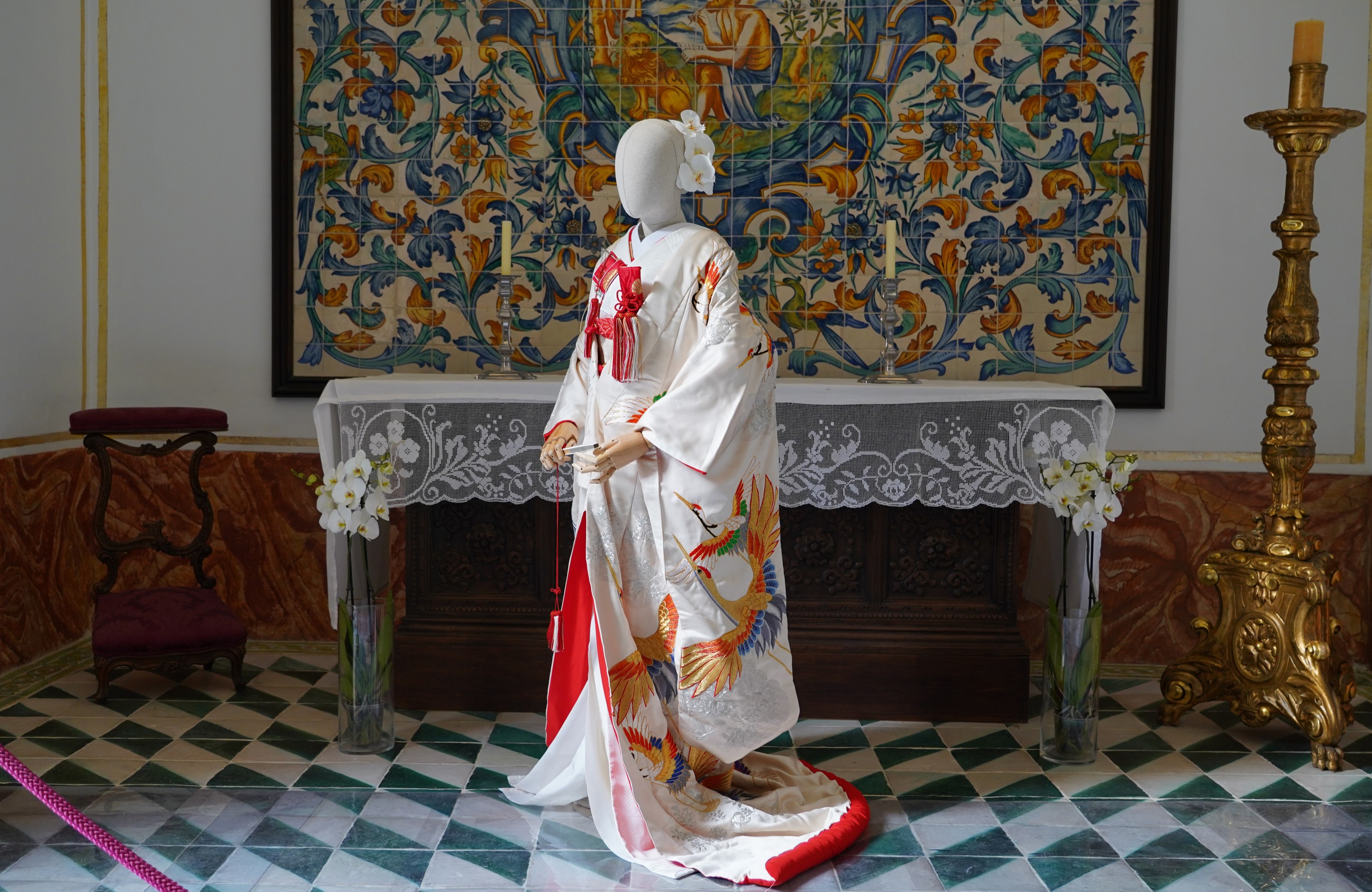 Exposicion de kimonos