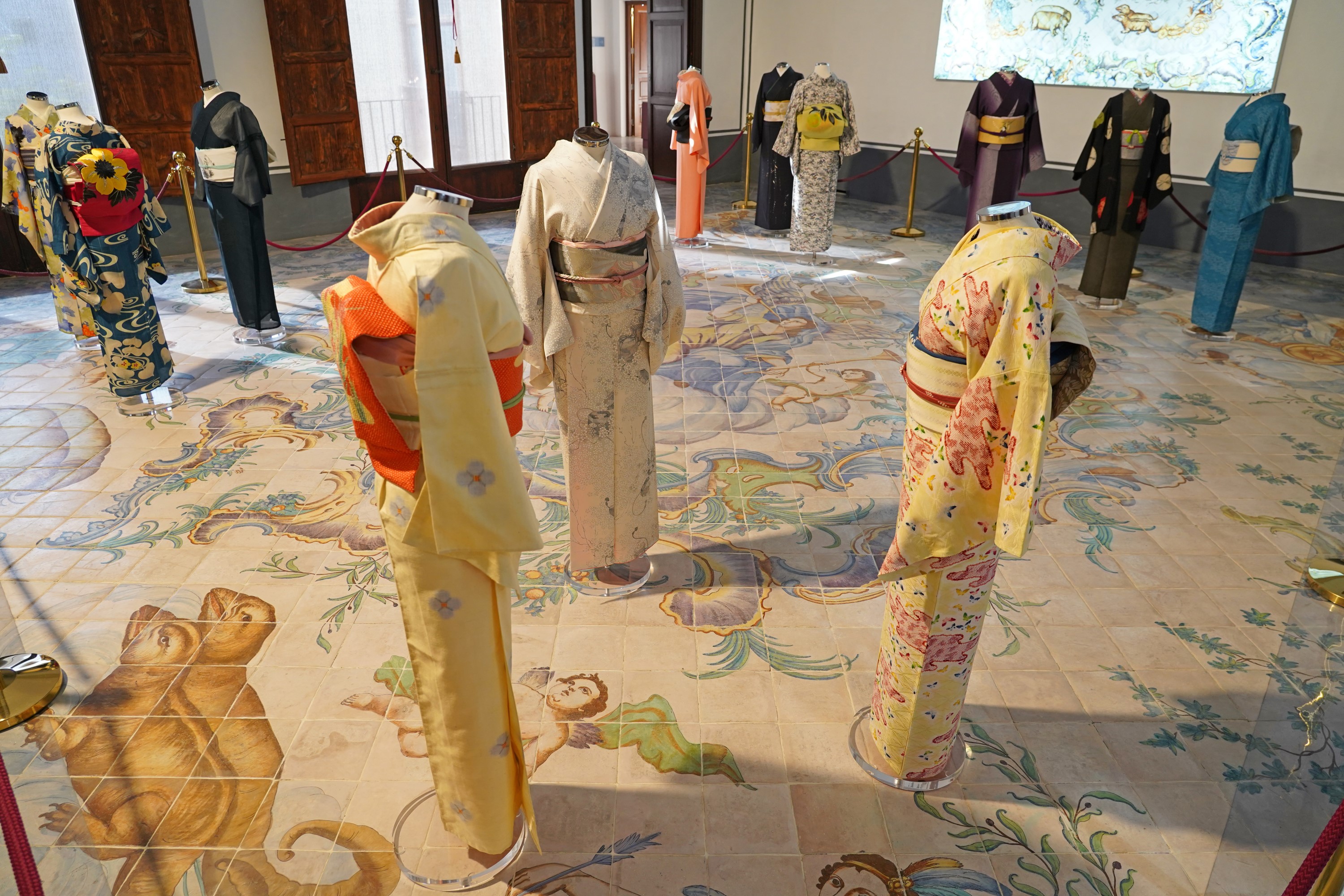 Exposicion de kimonos