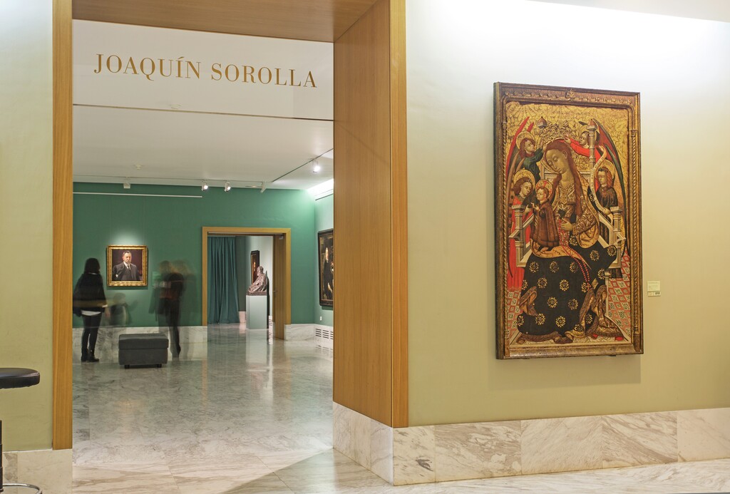 Sala dedicada a Joaquin Sorolla en el Museo de Bellas Artes San Pio V