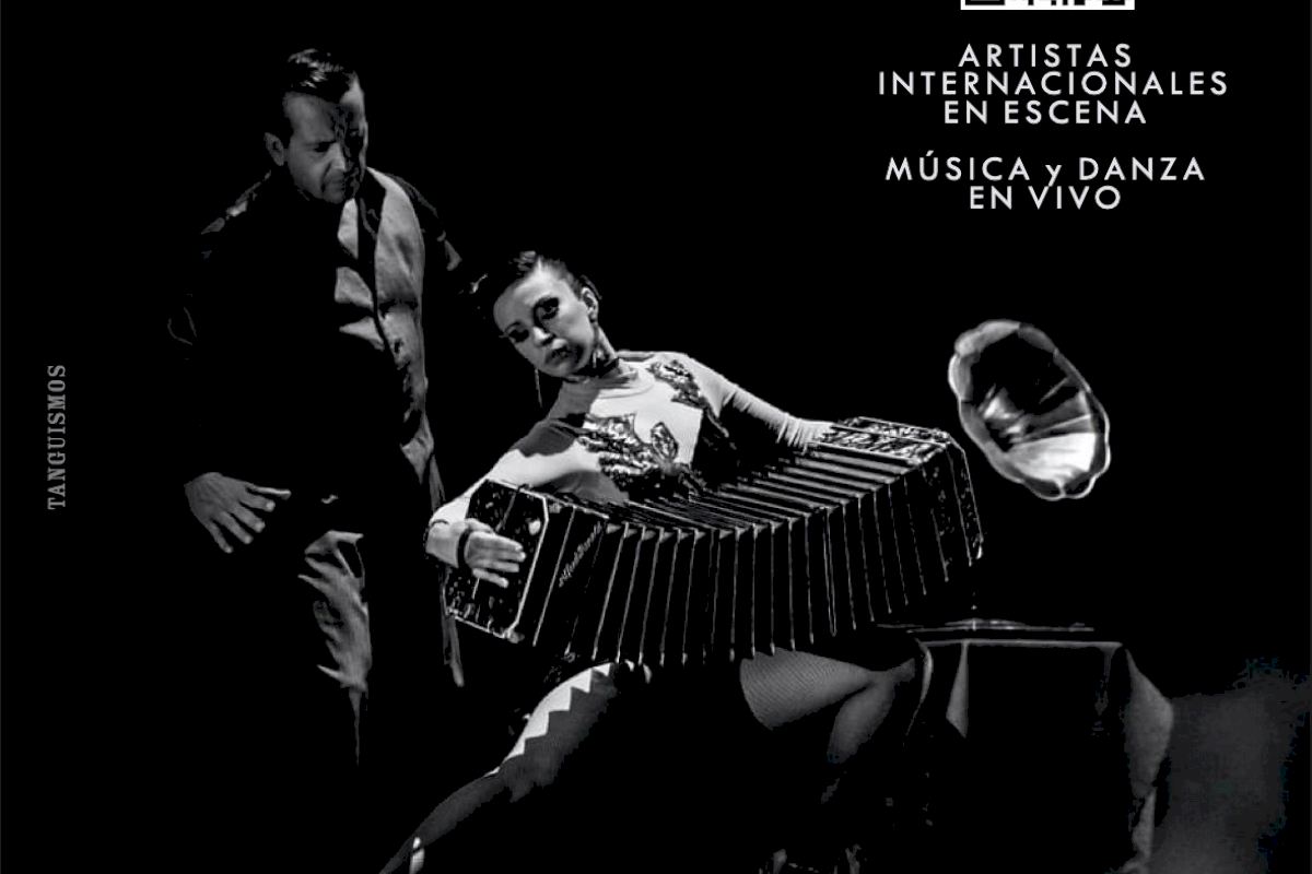 Dos bailarines del Festival Internacional de Tango
