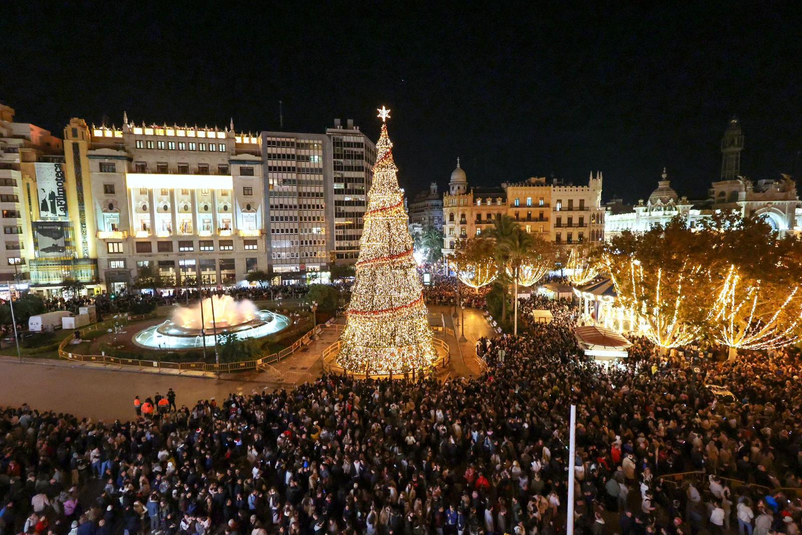 encendido de luces de navidad