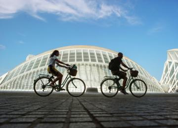 bicis ciutat arts ciencies Valencia