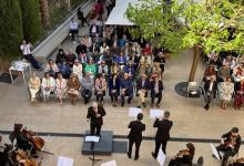 concierto con público en el Colegio del Arte Mayor de la Seda