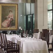 salón del restaurante braseri sorolla del hotel las arenas