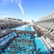 entrada a meta de la marathon en la ciudad de las artes