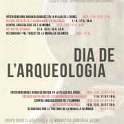 Cartel del día de la arqueología