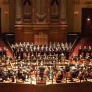 Orquesta tocando ‘Carmina Burana’ y Beethoven en el Palacio de Congresos