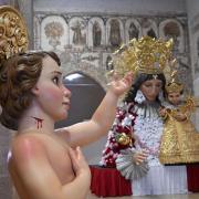 Exposición cadafal Virgen en València