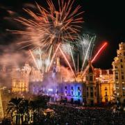 plaza ayuntamiento nochevieja fuegos artificiales