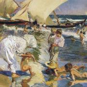 Imagen de un cuadro de Sorolla 